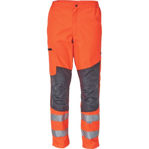 Nohavice TICINO HV do pása, nepremok, reflexné, oranžové veľ. 3XL