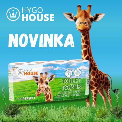 NOVINKA | TOALETNÝ PAPIER HYGOHOUSE