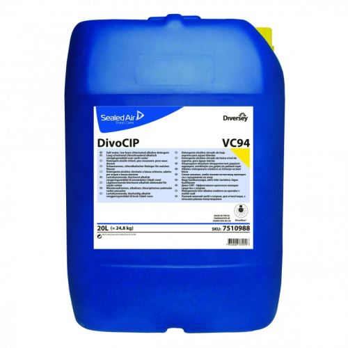 DIVO CIP,20L,chlorovaný alkalický sanitačný prostriedok