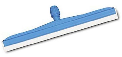 Stěrka na podlahu 75 cm, světle modrá, bílá guma, plast