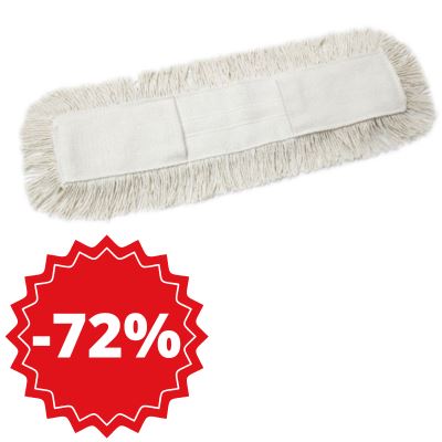 Mop kapsový na suché vytieranie, 100% bavlna, 60 cm, slučky
