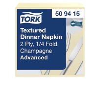 Tork obrúsky Textured na večeru šampanské 50ks