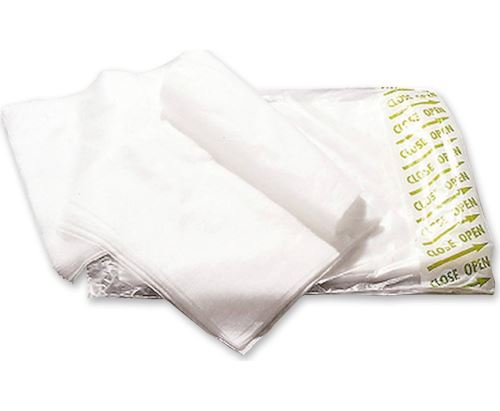 Textílie netkaná impregnovaná 30 x 60 cm, 1000 ks, bílá