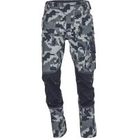 Pracovní kalhoty NEURUM CAMOUFLAGE, antracit, č. 58