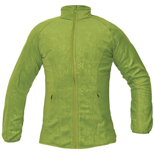YOWIE bunda fleece dámská zelená