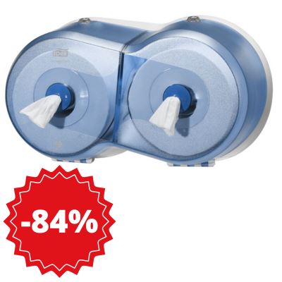 SmartOne zásobník na toaletní papír - Mini Double (dvě role),plast,modrý