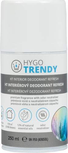 Interiérový dezodorant HYGOTRENDY, náplň do el. osviežovače, Happiness, 250 ml