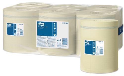 Tork Basic utierka,1vrstva,1x6,žltá