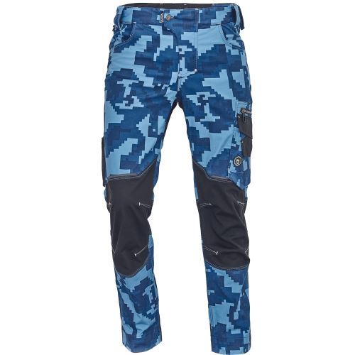 Pracovní kalhoty NEURUM CAMOUFLAGE, navy, č. 50