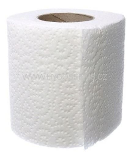 Toaletný papier premium, 2-vrstvy, celulóza, biely, 18 m, 6x16ks